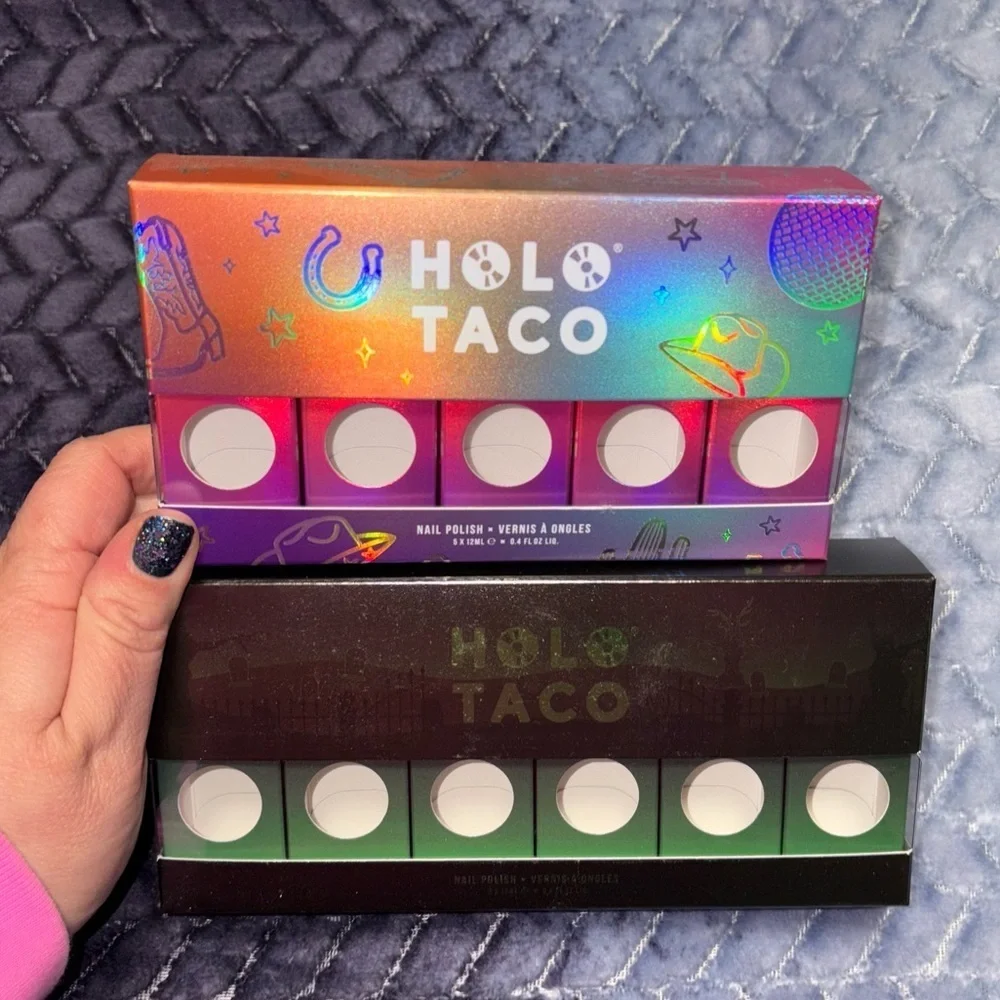 Holo Taco Boxes Holo Royalty 2025 Disco Cowboy Holoween Simply Birthday